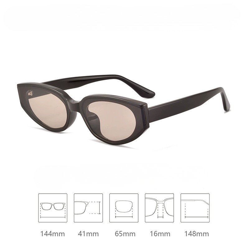 Modern Flat-Lens Cat-Eye Sunglasses For Women