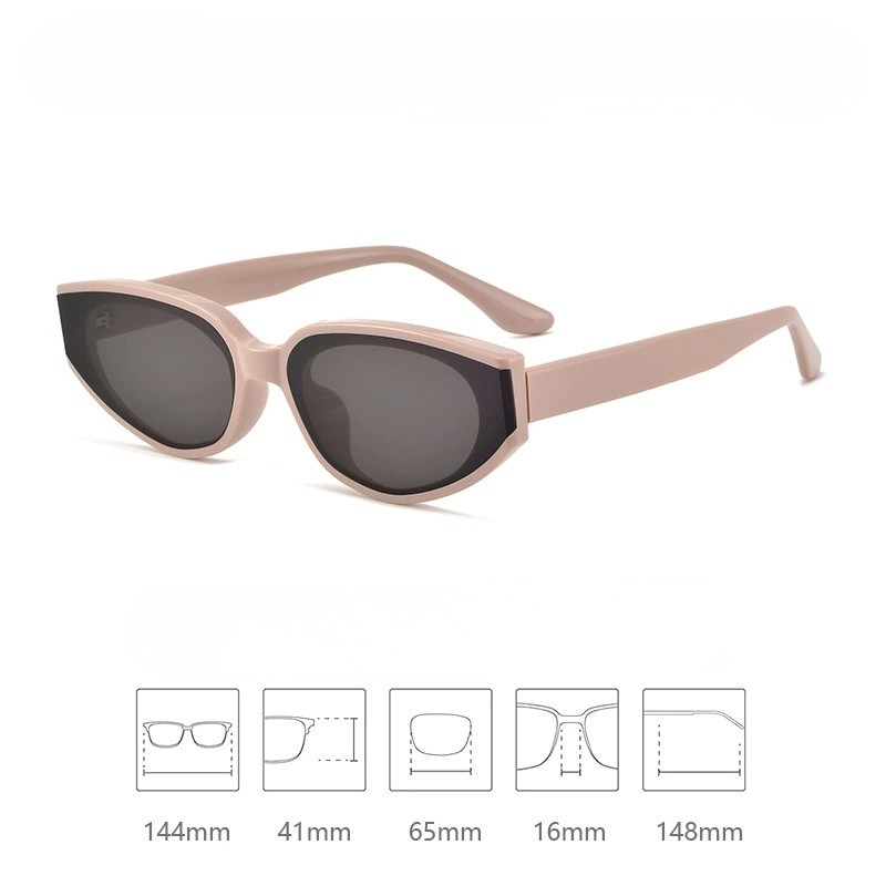 Modern Flat-Lens Cat-Eye Sunglasses For Women