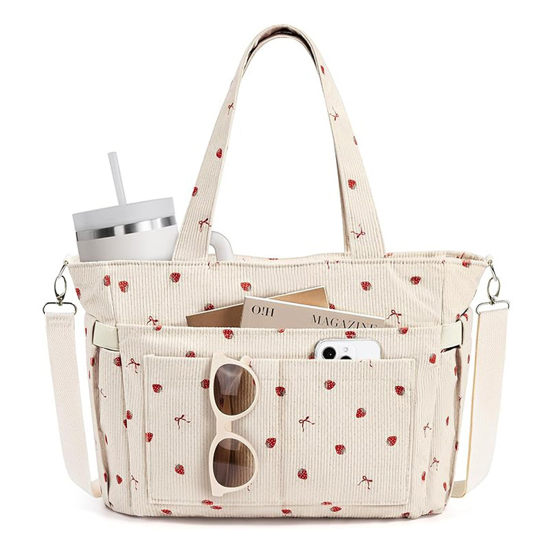 Corduroy Tote Bag