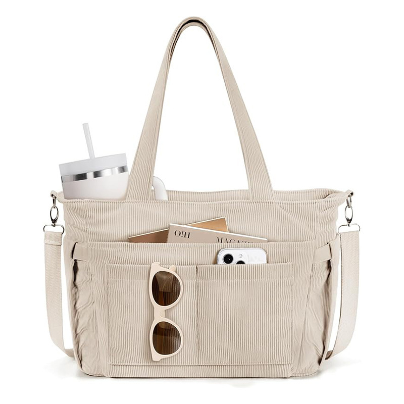 Corduroy Tote Bag