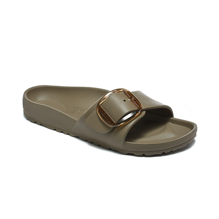 Big Buckle Slide Sandal