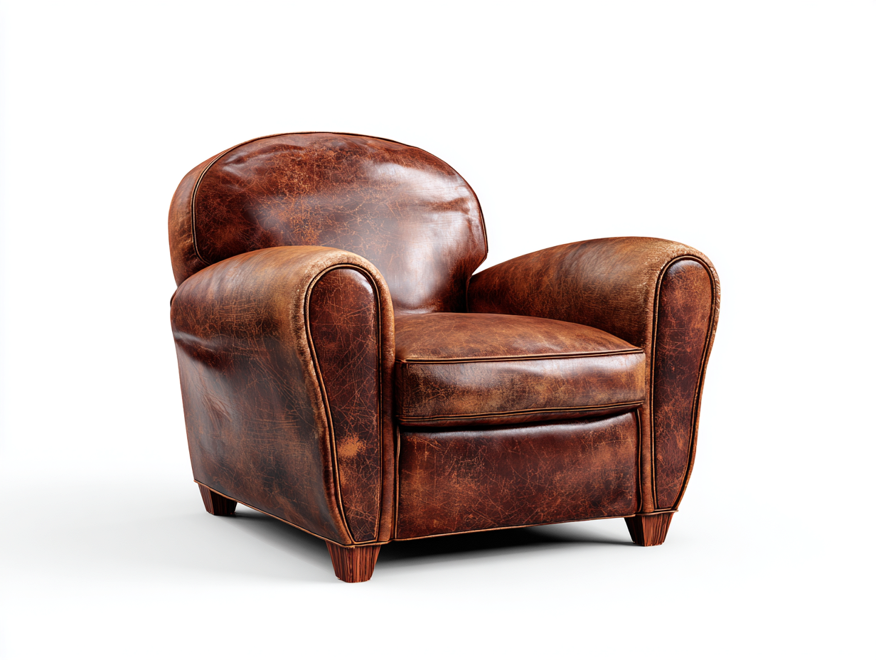 Sessel-Leder-Holz-104x90x84 cm-Cognacbraun-Vintage-Nomitahome