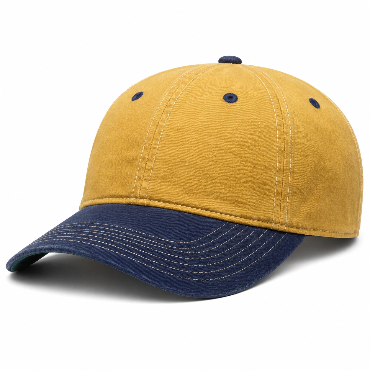 Casquette Bicolore Jaune et Bleue-furndaxis