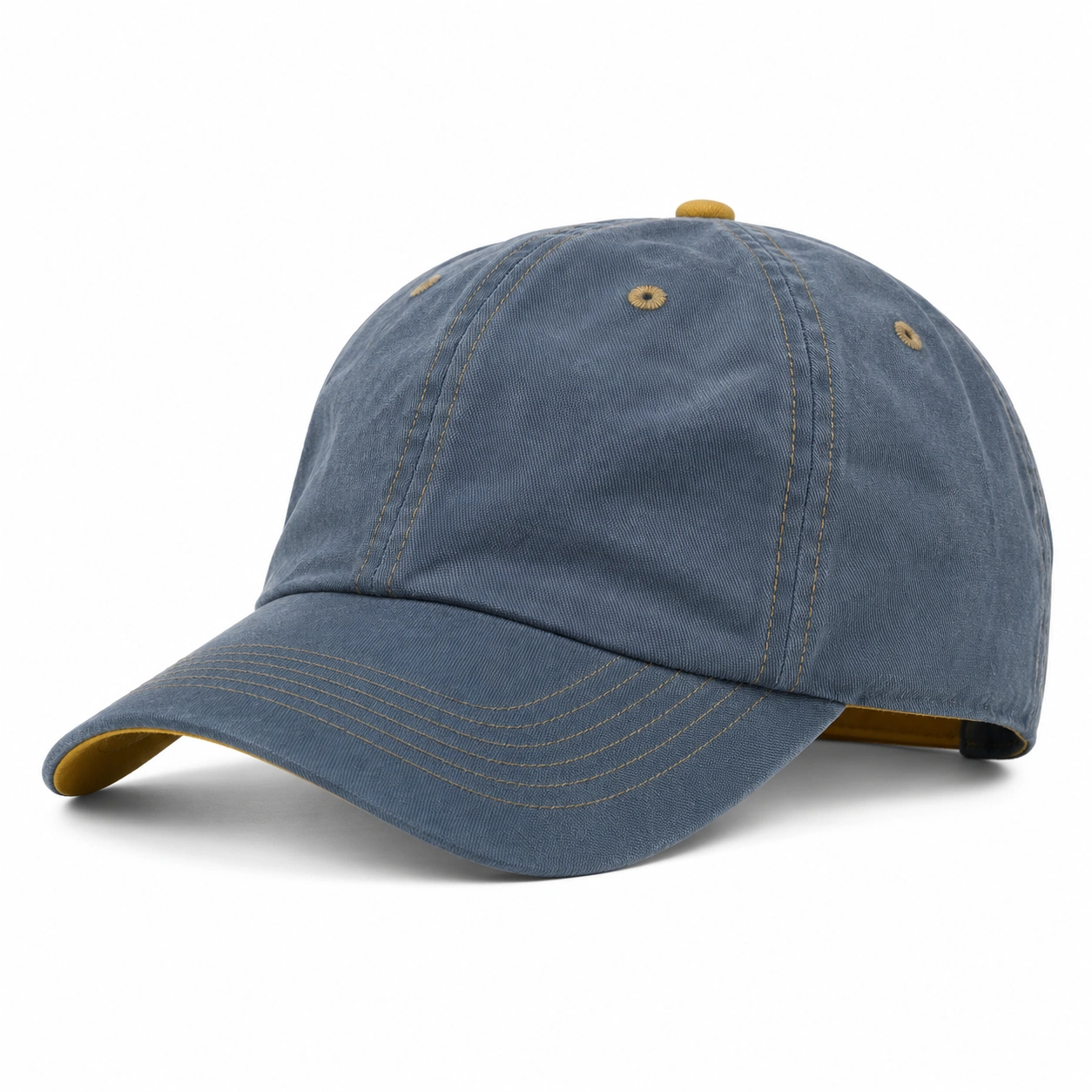 Casquette de Baseball Réglable Bleu et Jaune-furndaxis