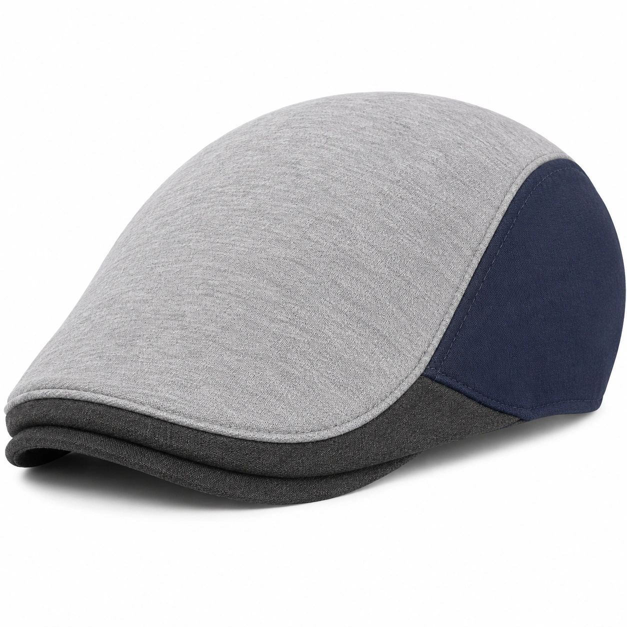 Casquette Plate Homme Gris Bleu Noir-furndaxis