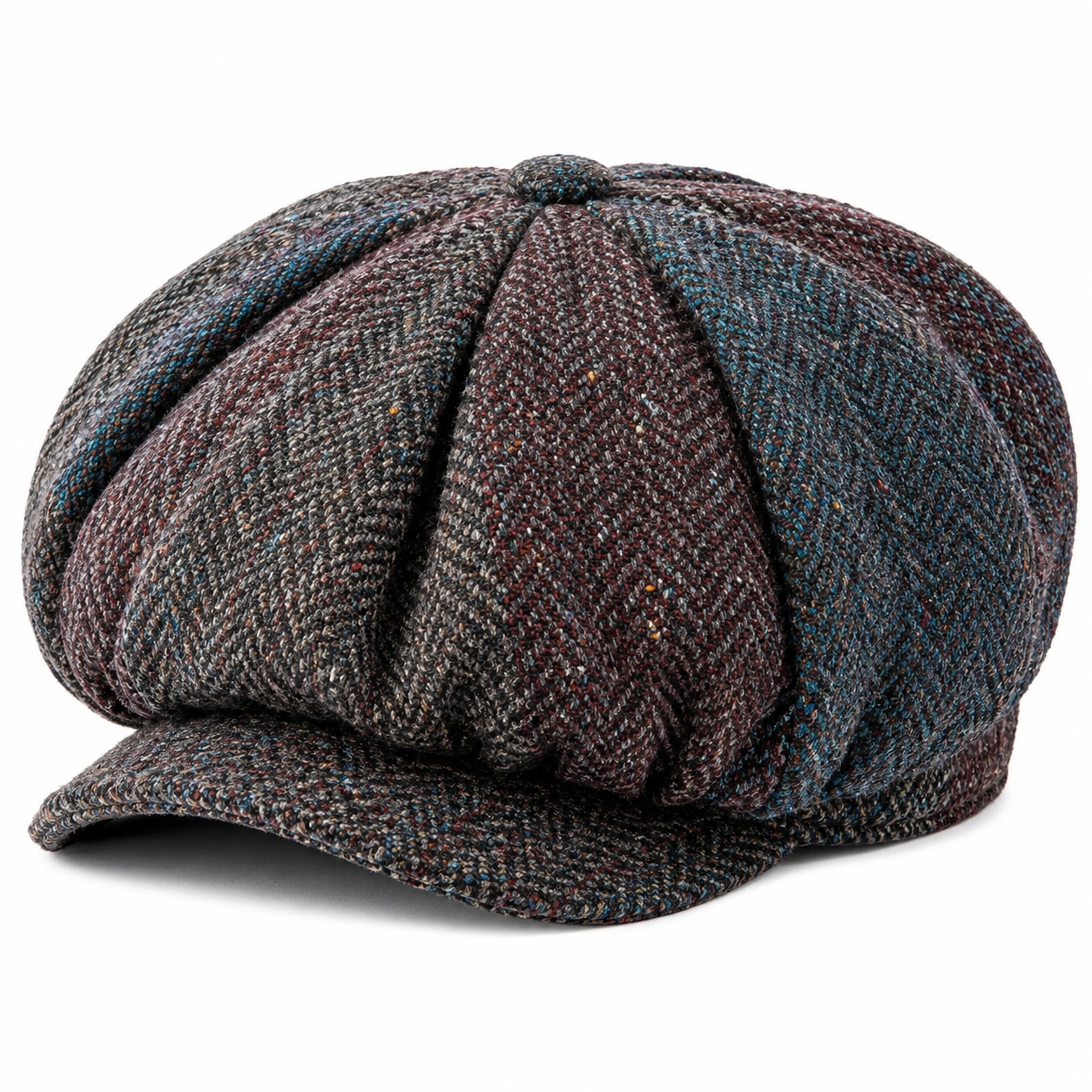 Casquette Gavroche Multicolore Motif Chevron-furndaxis