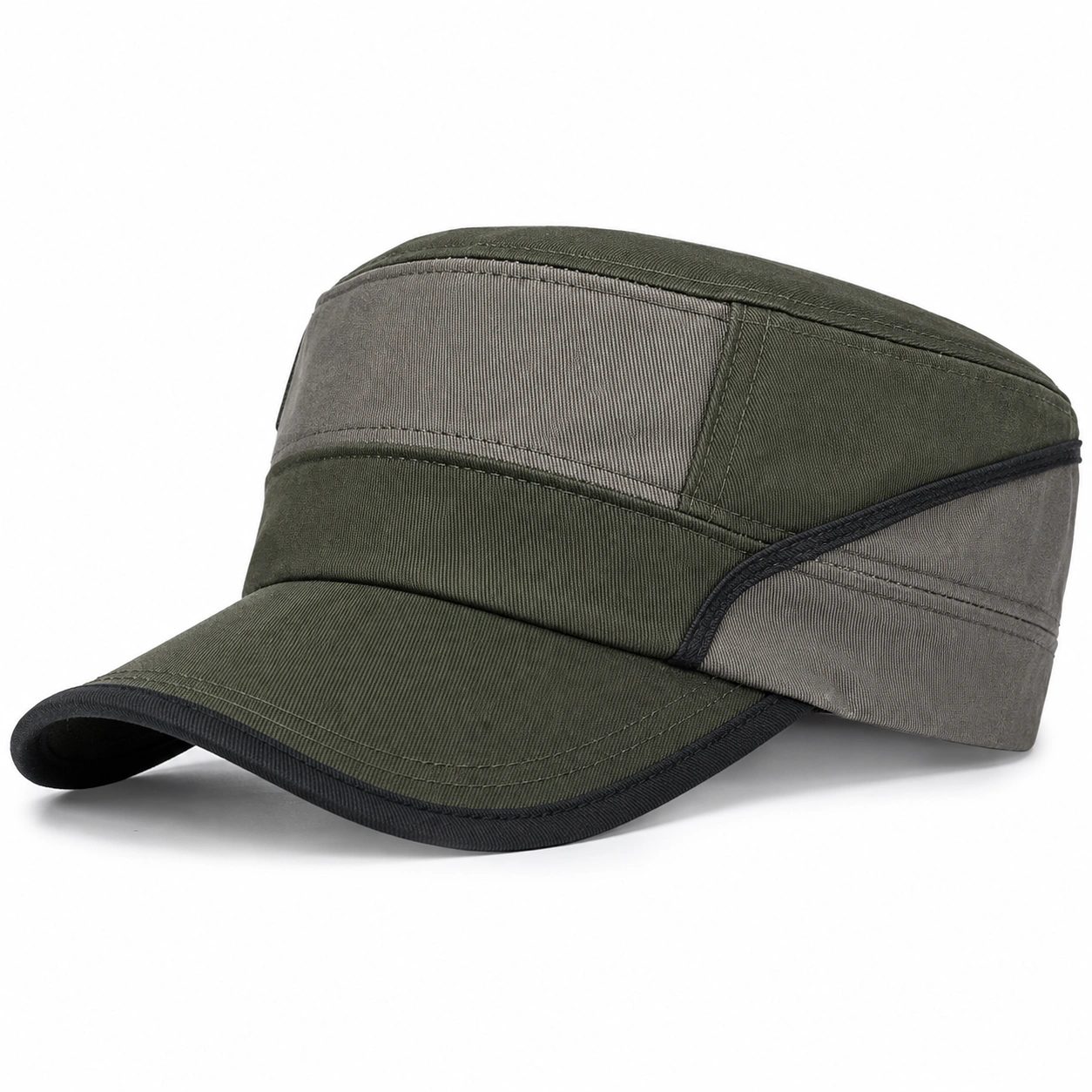 Chapeau militaire réglable vert olive-furndaxis
