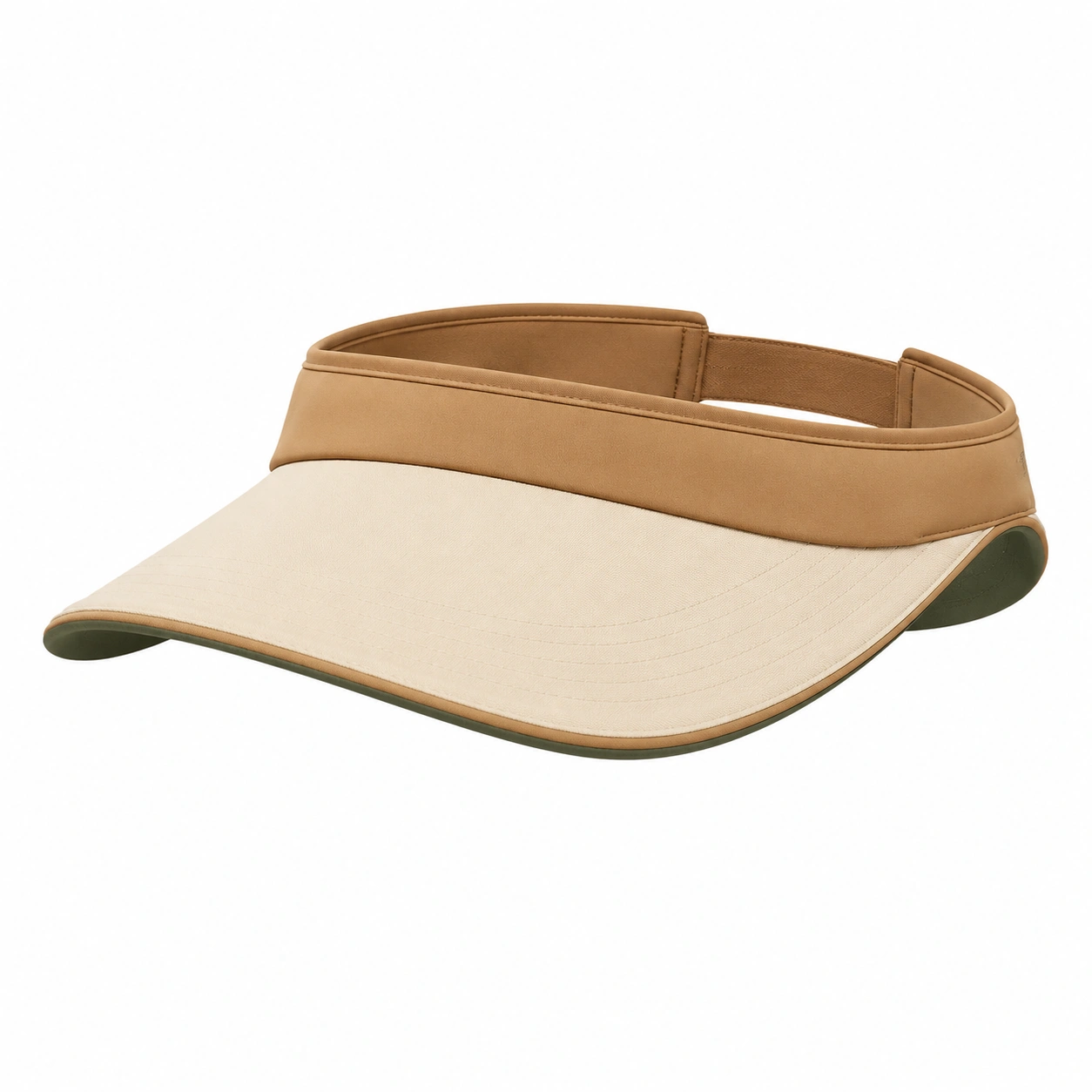 Visière de Sport Réglable Beige et Marron-furndaxis
