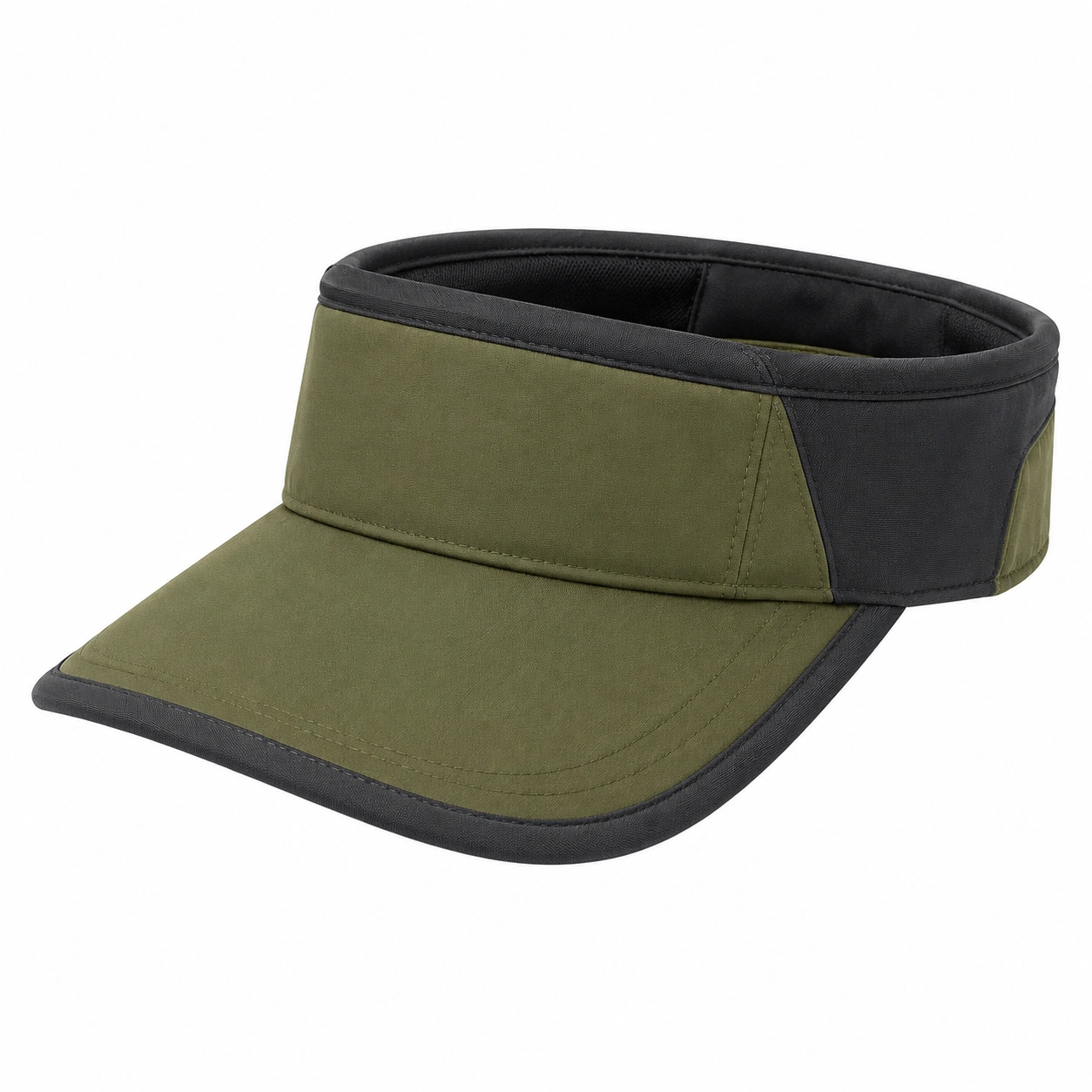 Visière de Sport Réglable Vert Kaki et Noir-furndaxis