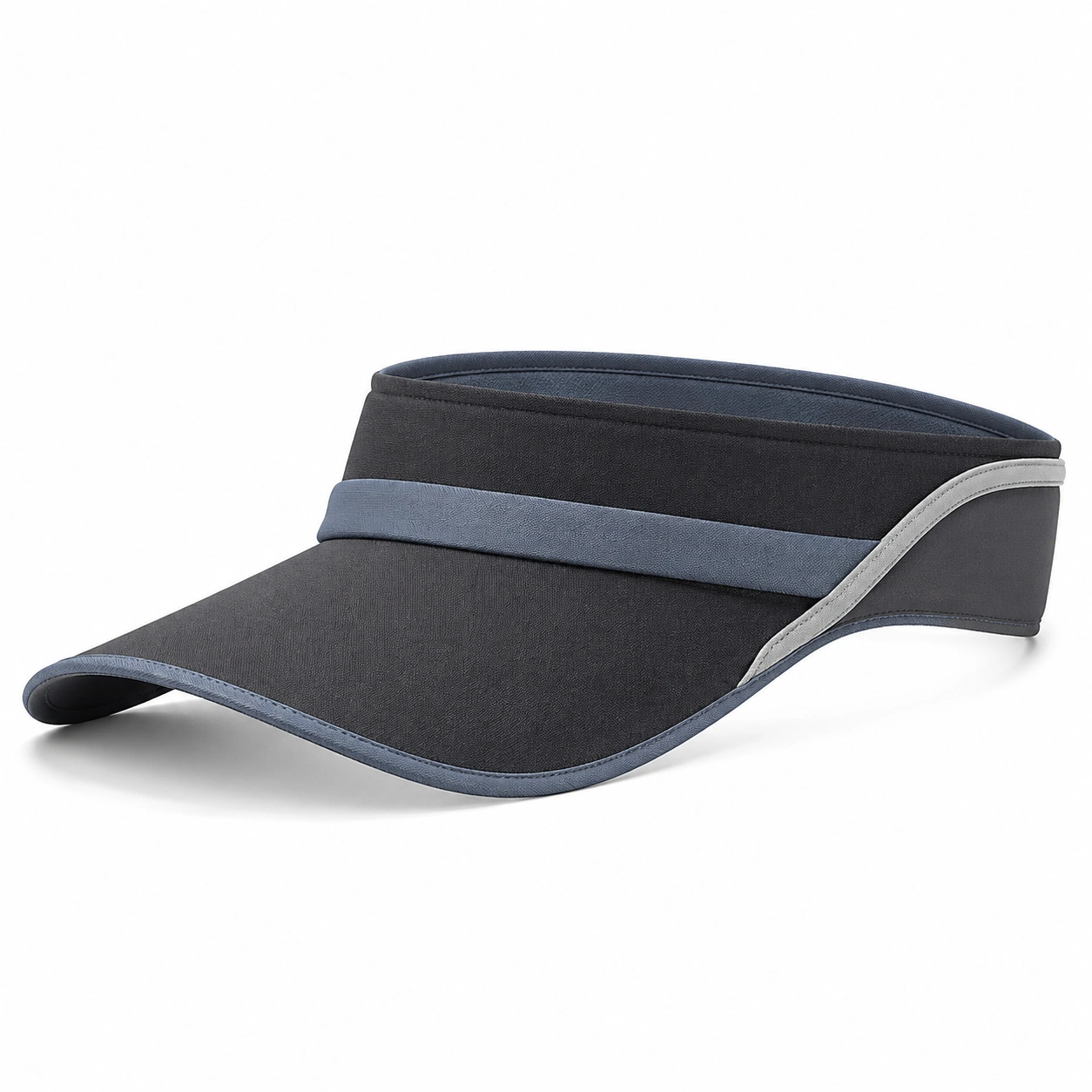 Visière de sport unisexe noir et bleu-furndaxis