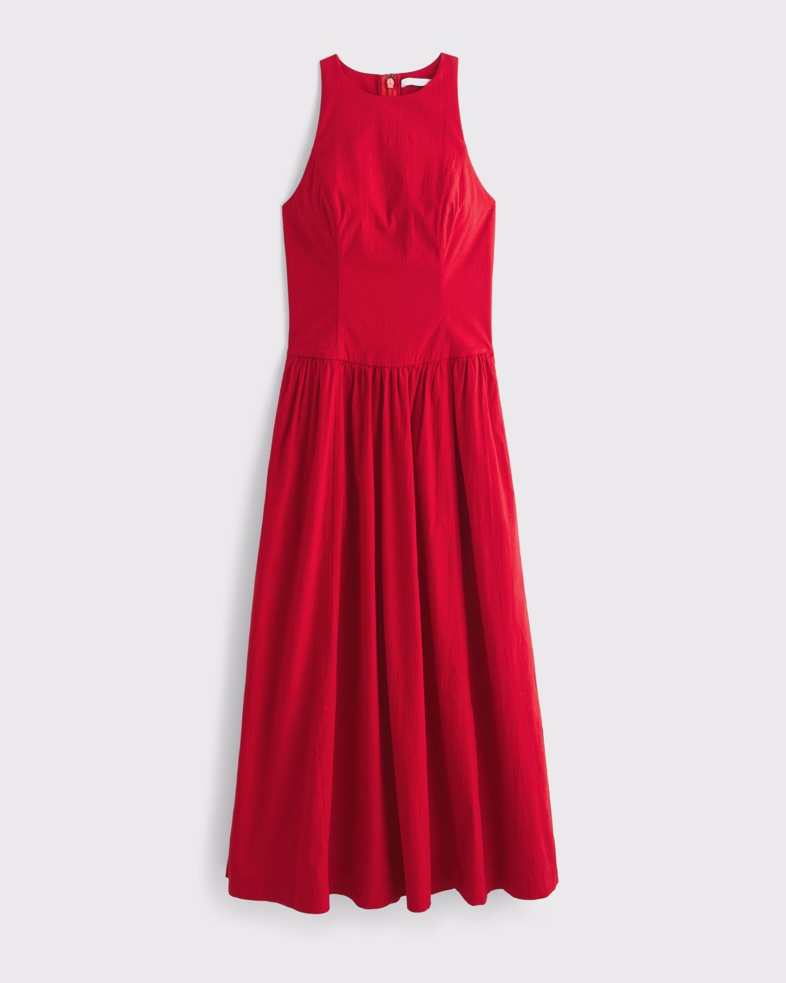 Drop-Waist Midi Dress