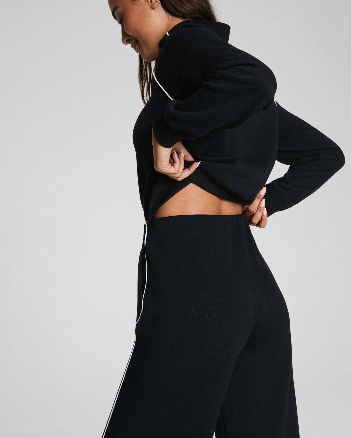 AirEssentials Pique Half Zip Jumpsuit(Buy 2 Free Shipping)