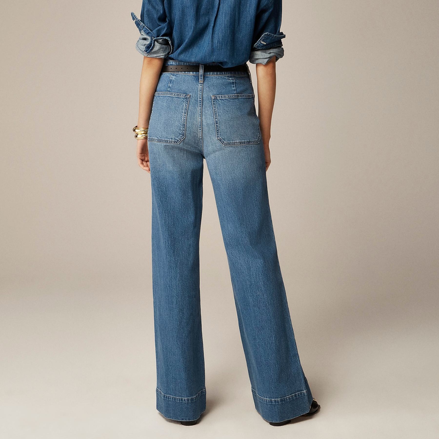 Tummy Control Sailor Wide Leg Trouser (Buy 2 Free Shipping)
