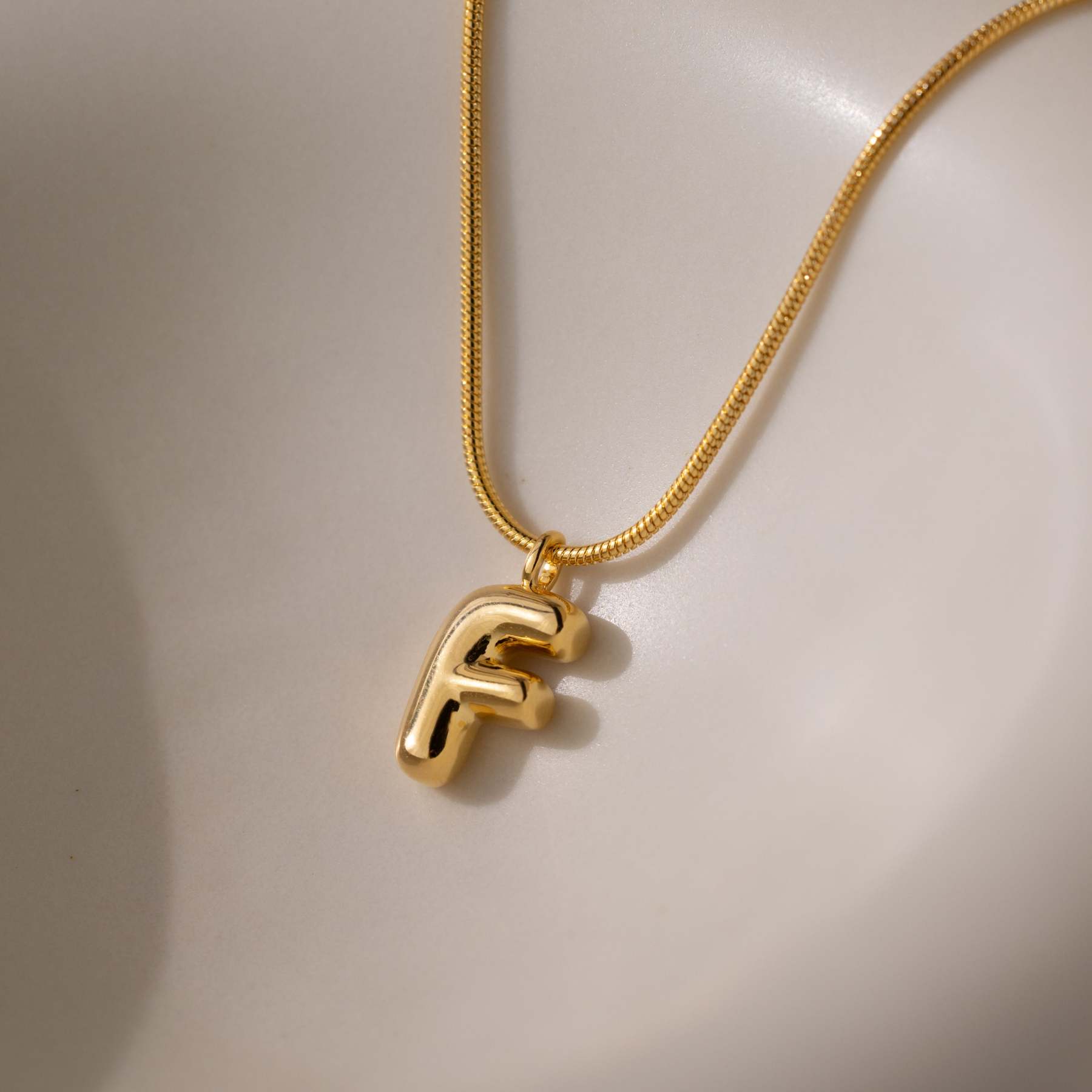 ??Bubble Letter Necklace