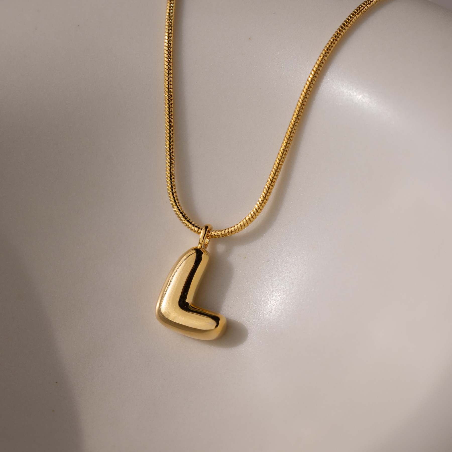 ??Bubble Letter Necklace