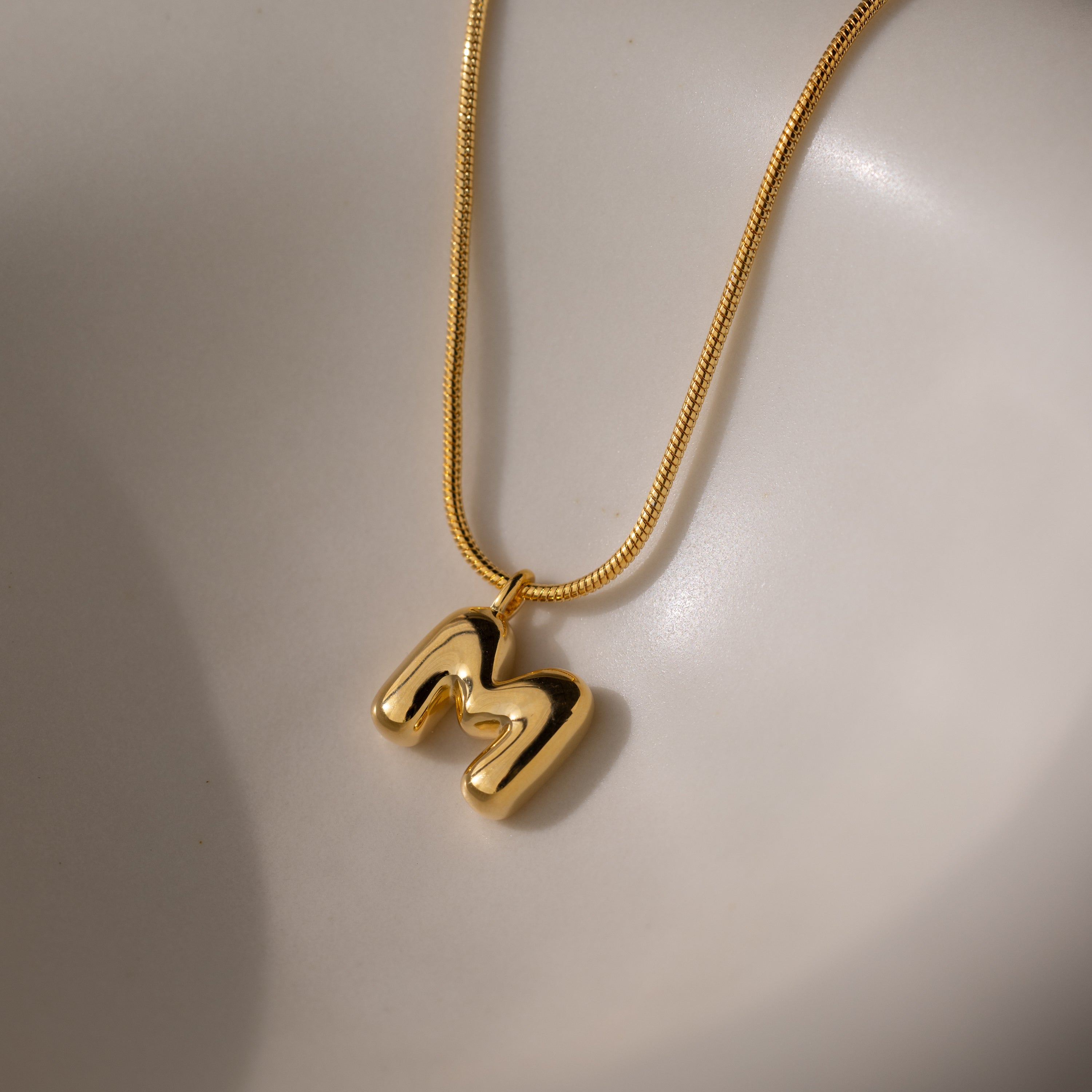 ??Bubble Letter Necklace