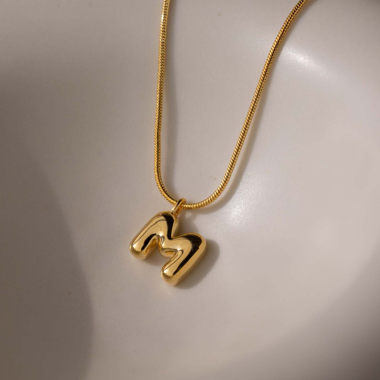 ??Bubble Letter Necklace