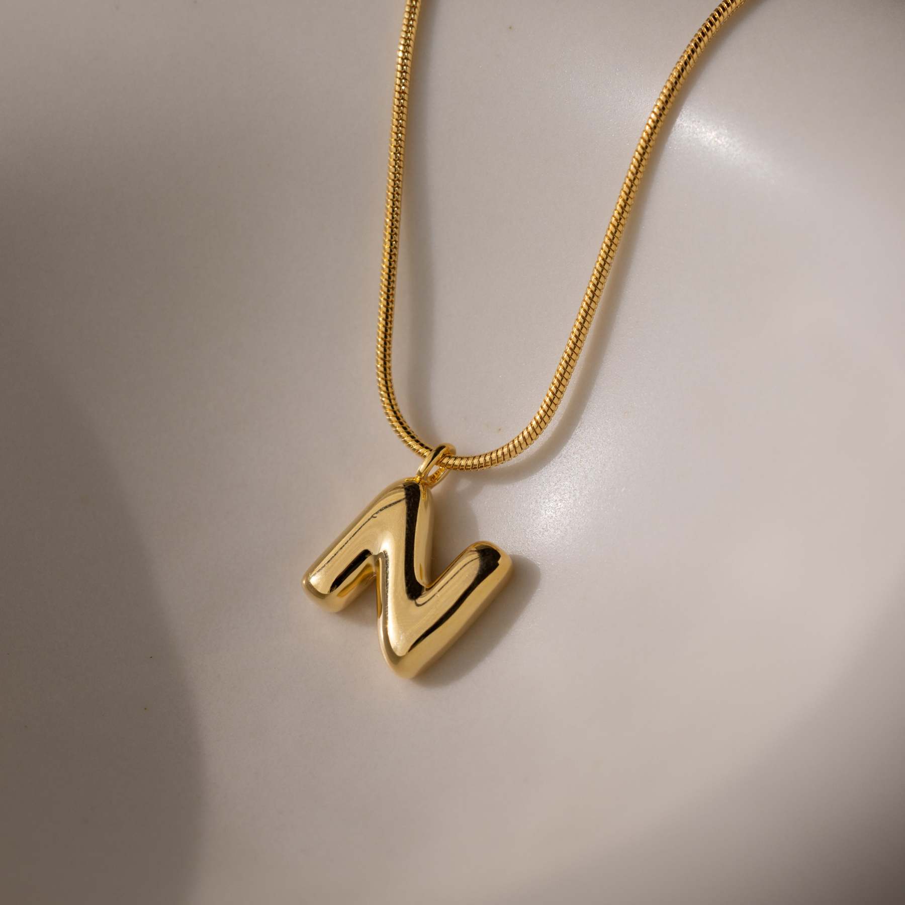 ??Bubble Letter Necklace
