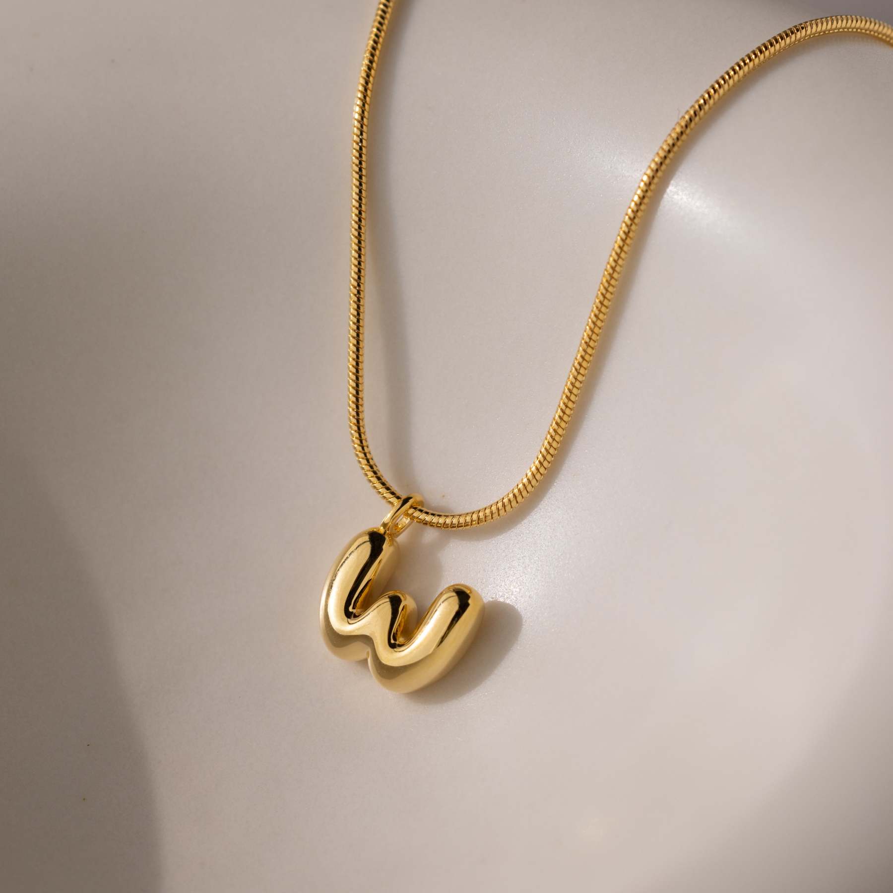 ??Bubble Letter Necklace