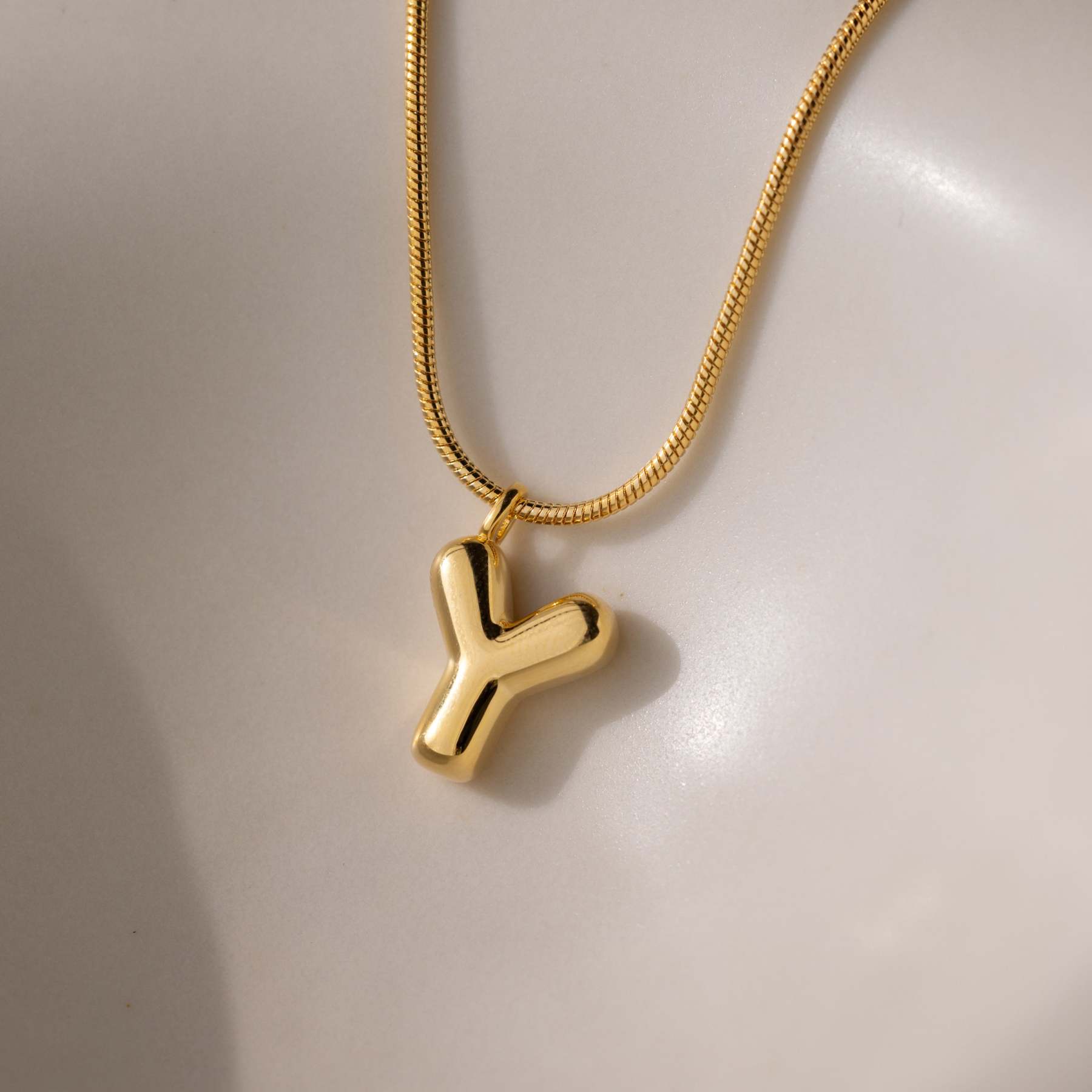 ??Bubble Letter Necklace