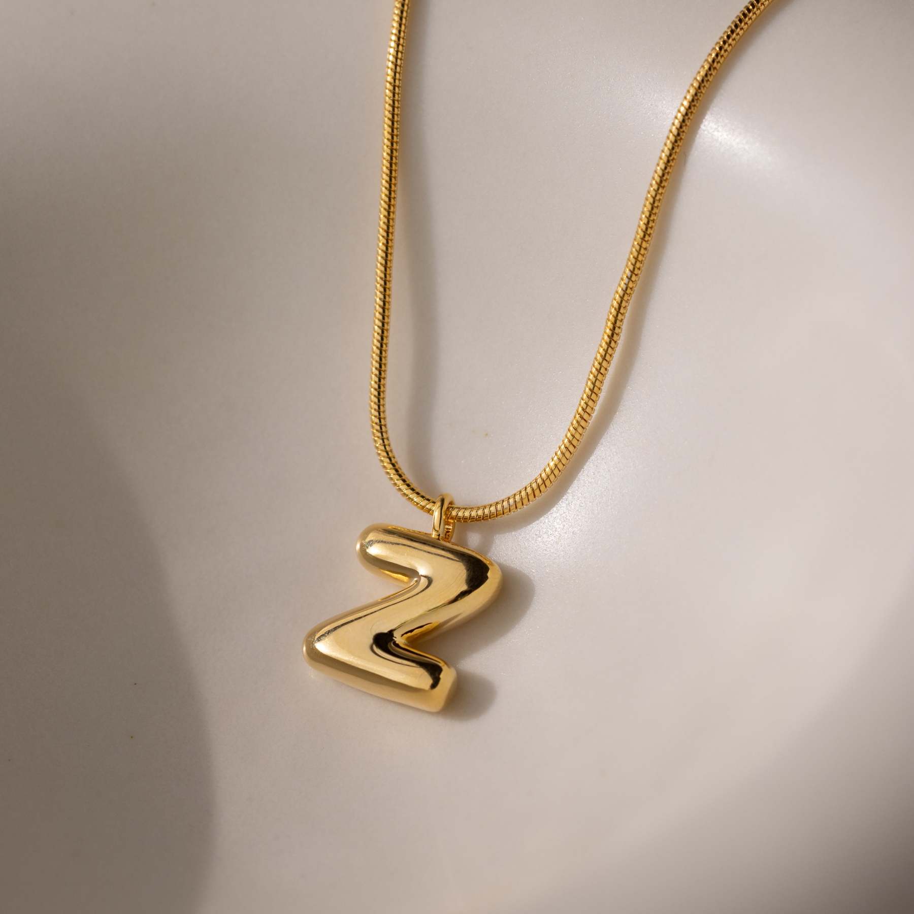 ??Bubble Letter Necklace