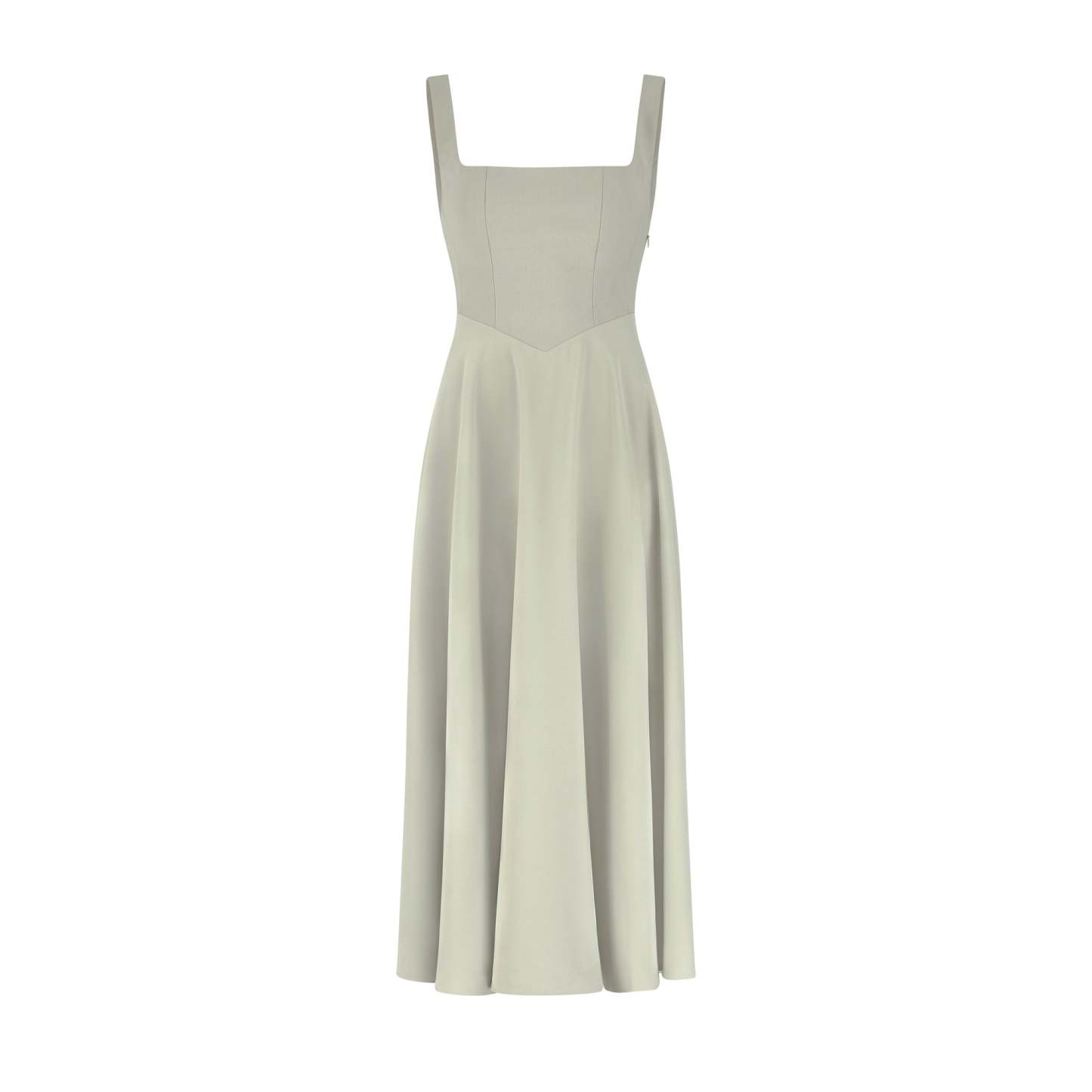 Muse Low Waist Square Neck Midi Dress(BUY 2 FREE SHIPPING)