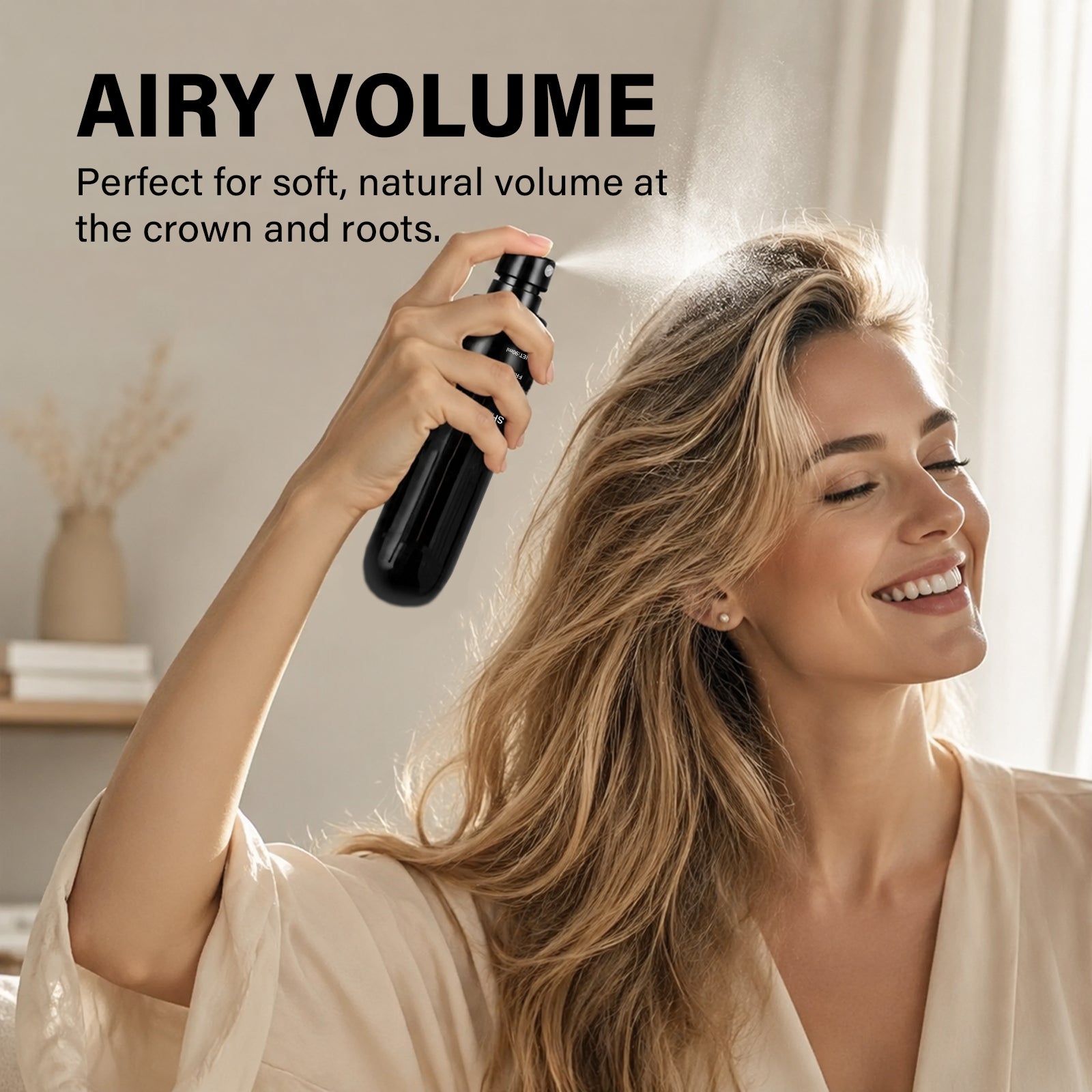 Stylingspray til luftig volumen ved hårrødderne