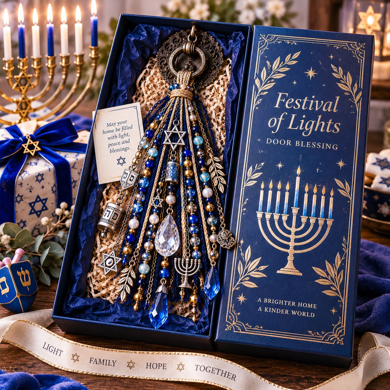 Festival of Lights Door Blessing detail