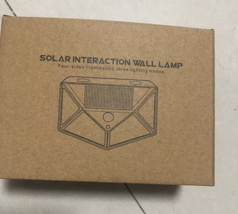 Motion detection feature of the solar outdoor wall light