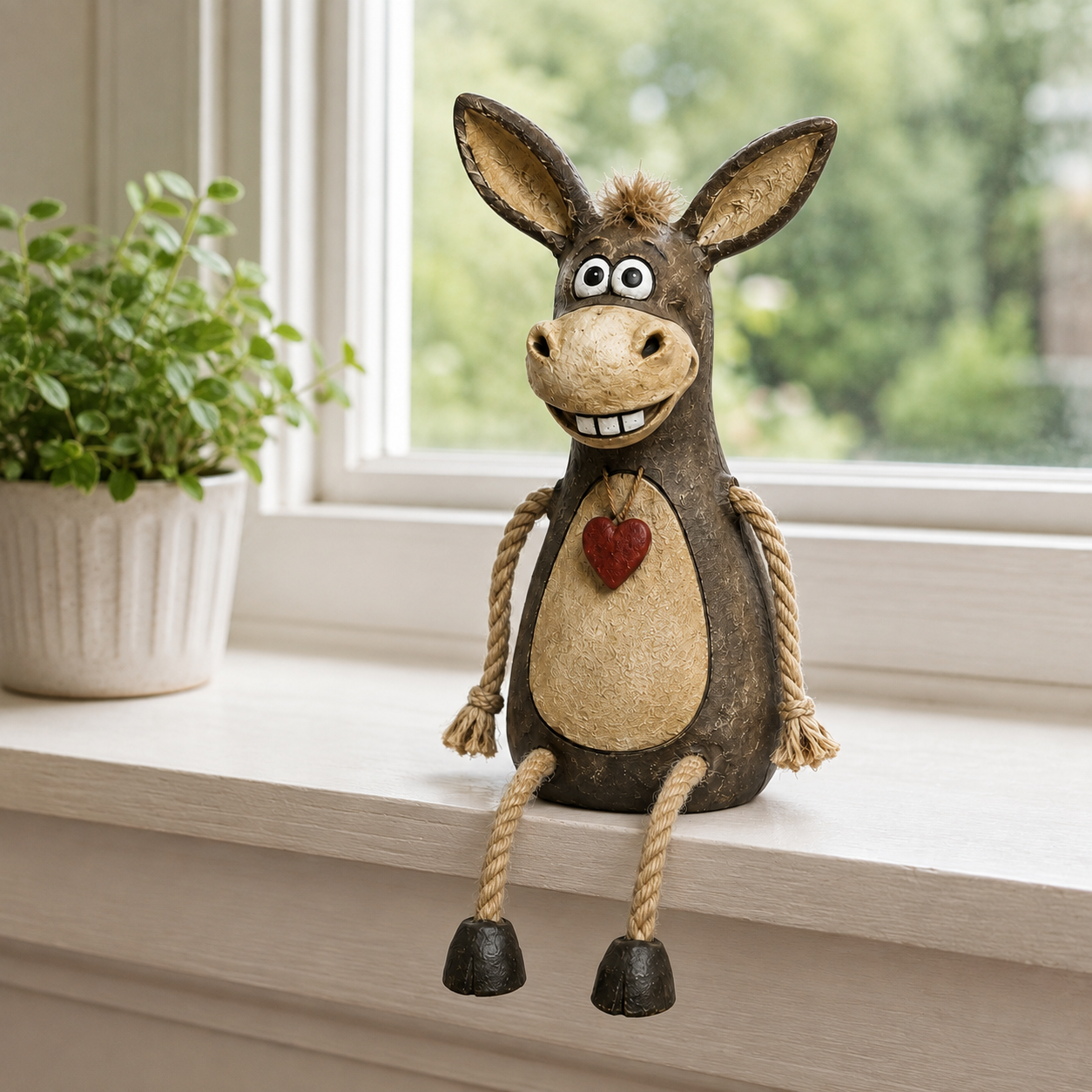 Rustic donkey figurine gift idea