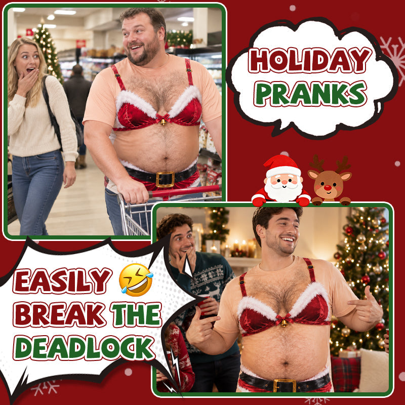 Funny Christmas Santa Shirt – Hilarious Ugly Christmas Sweater for Men