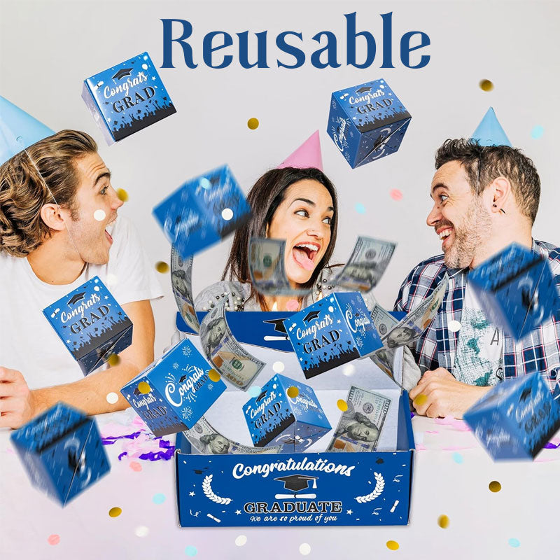 Reusable graduation memory box