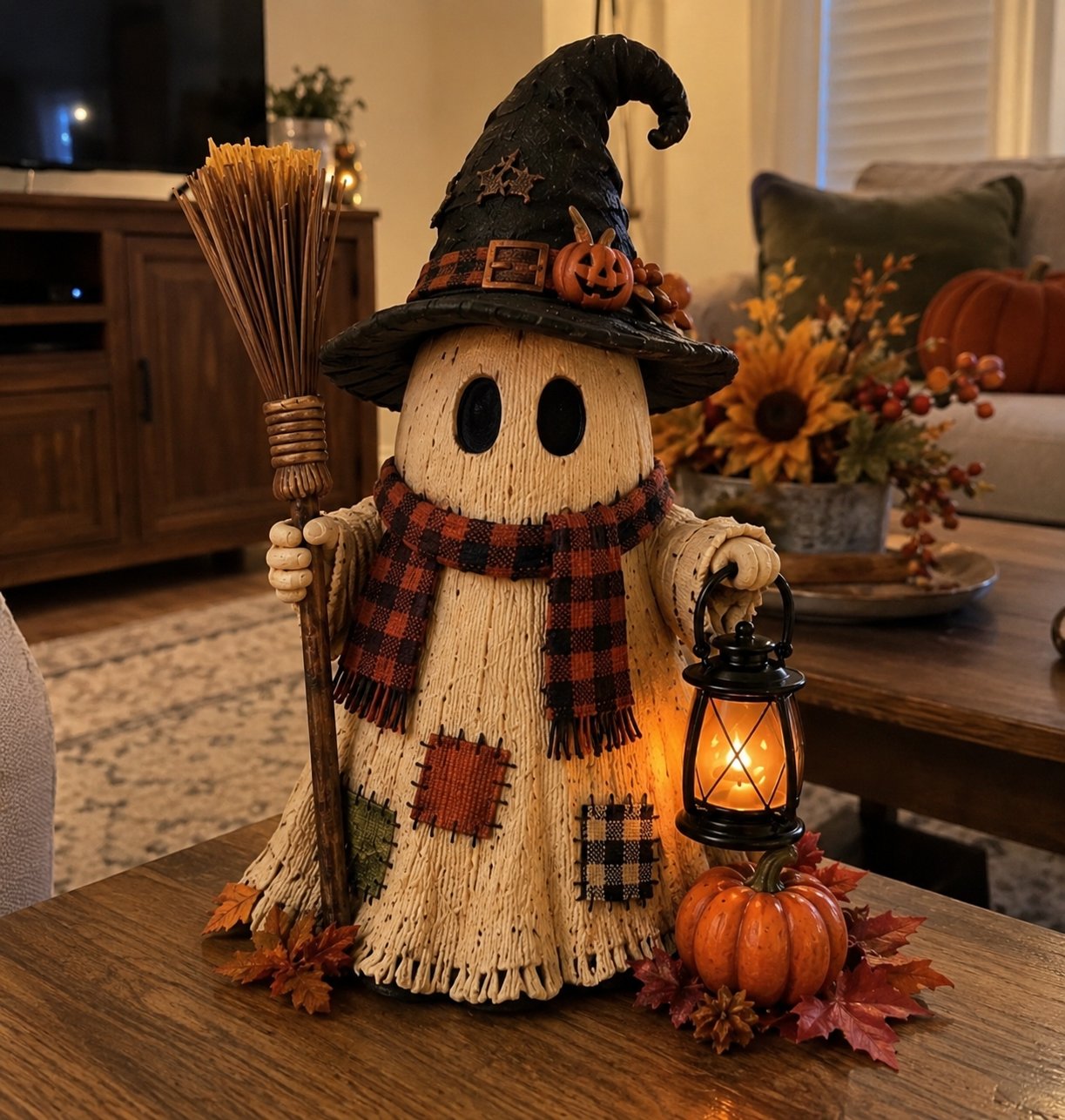 Halloween figurine display inspiration
