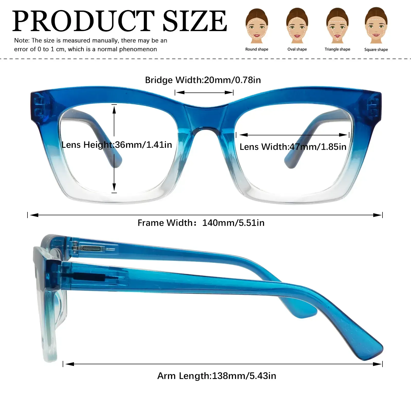 Hot Sale👓Anti Blue Light Glasses Set 4 Pairs Style Unisex Reading Glasses