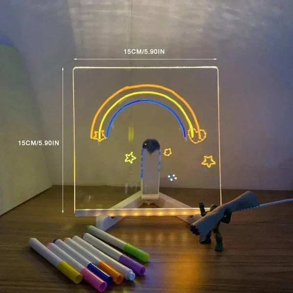 Illuminated LED drawing tablet