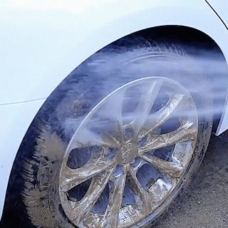 Car washing demonstration