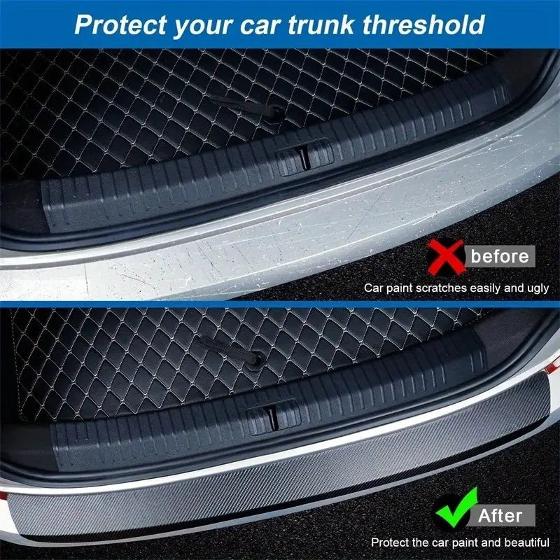 Protective film for car doors – scratch- and impact-resistant 3D carbon fibre vinyl film, self-adhesive backing