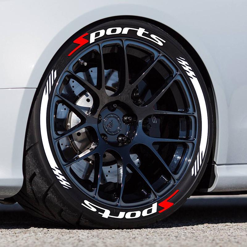 Universal car and motorcycle tire decoration stickers
