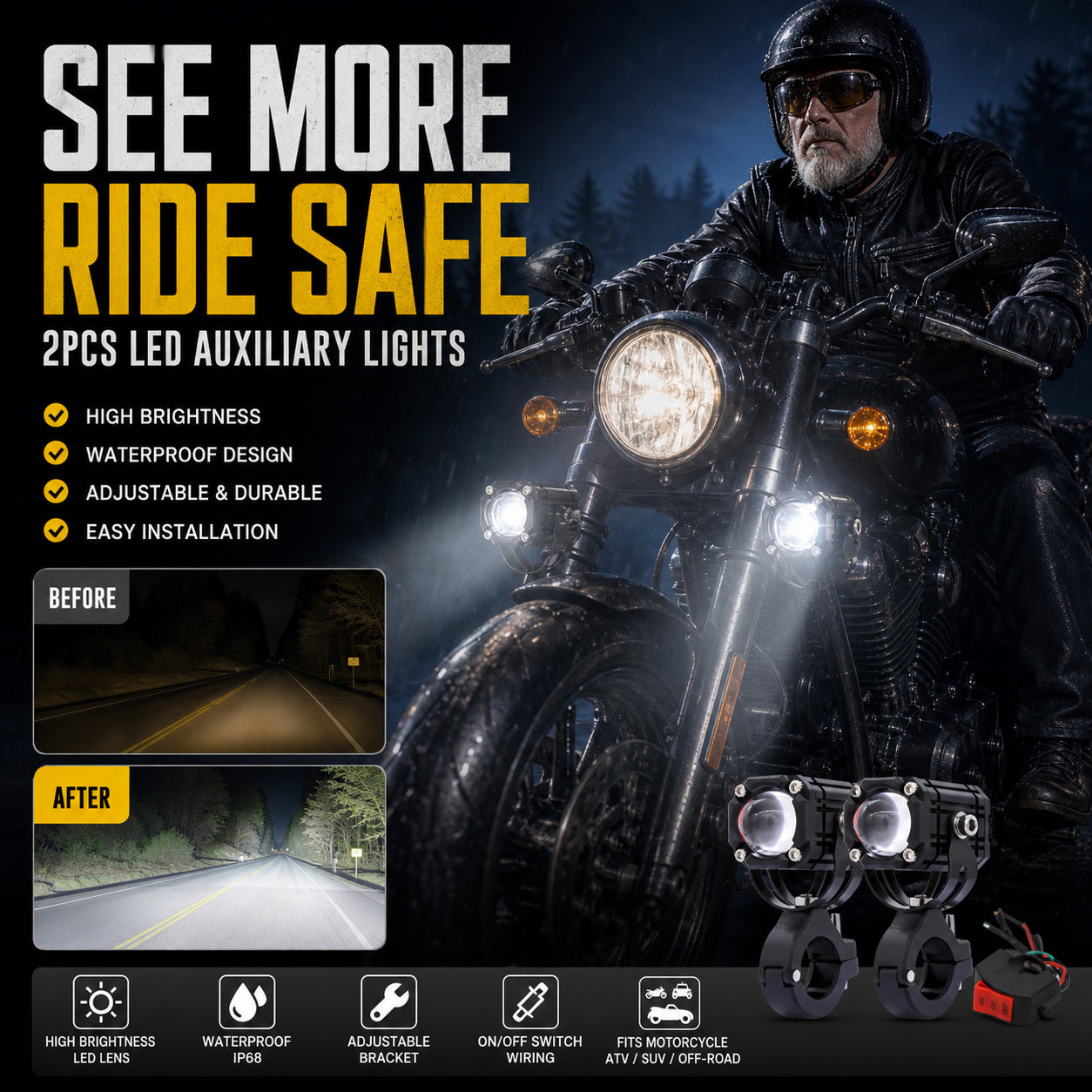 Demon Eye motorverlichtingsontwerp