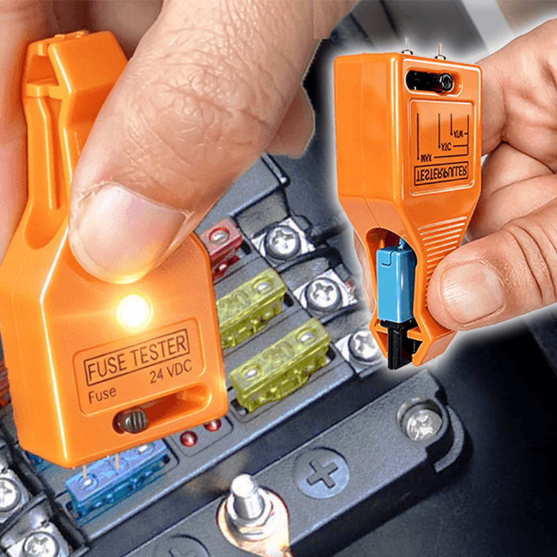 2-in-1 tool for testing and removing car fuses