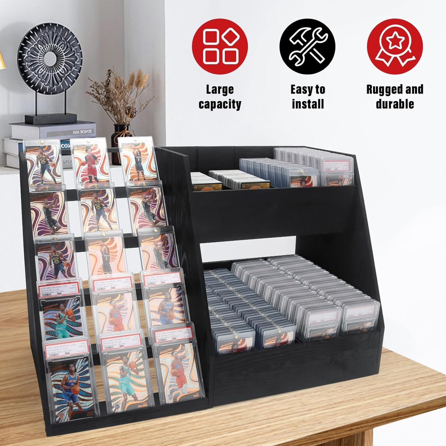 Trading Card Display & Storage Stand