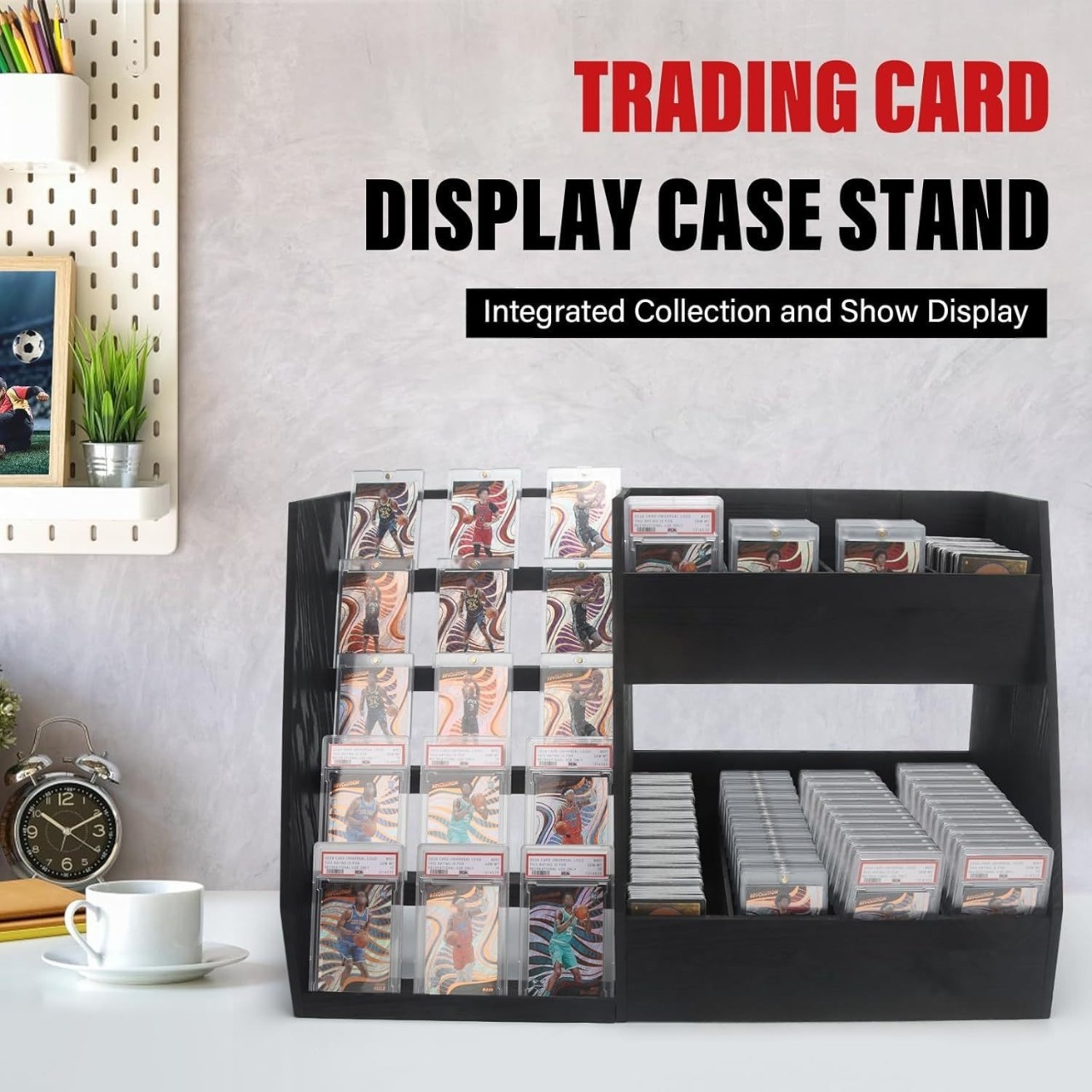 Trading Card Display & Storage Stand