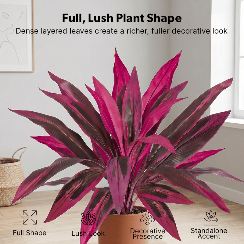 🎁  Last Day 60% OFF - Artificial Boston Fern & Dragon's Blood Tree Plants🔥😊 🏆🌿