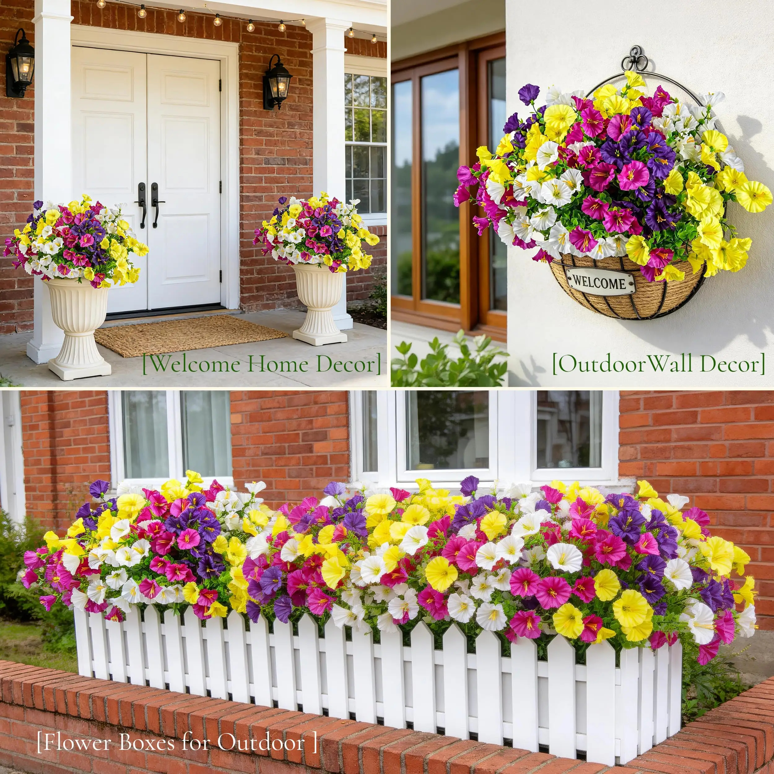 🔥Last Day 49% OFF🔥UV Resistant Artificial Petunias Flowers