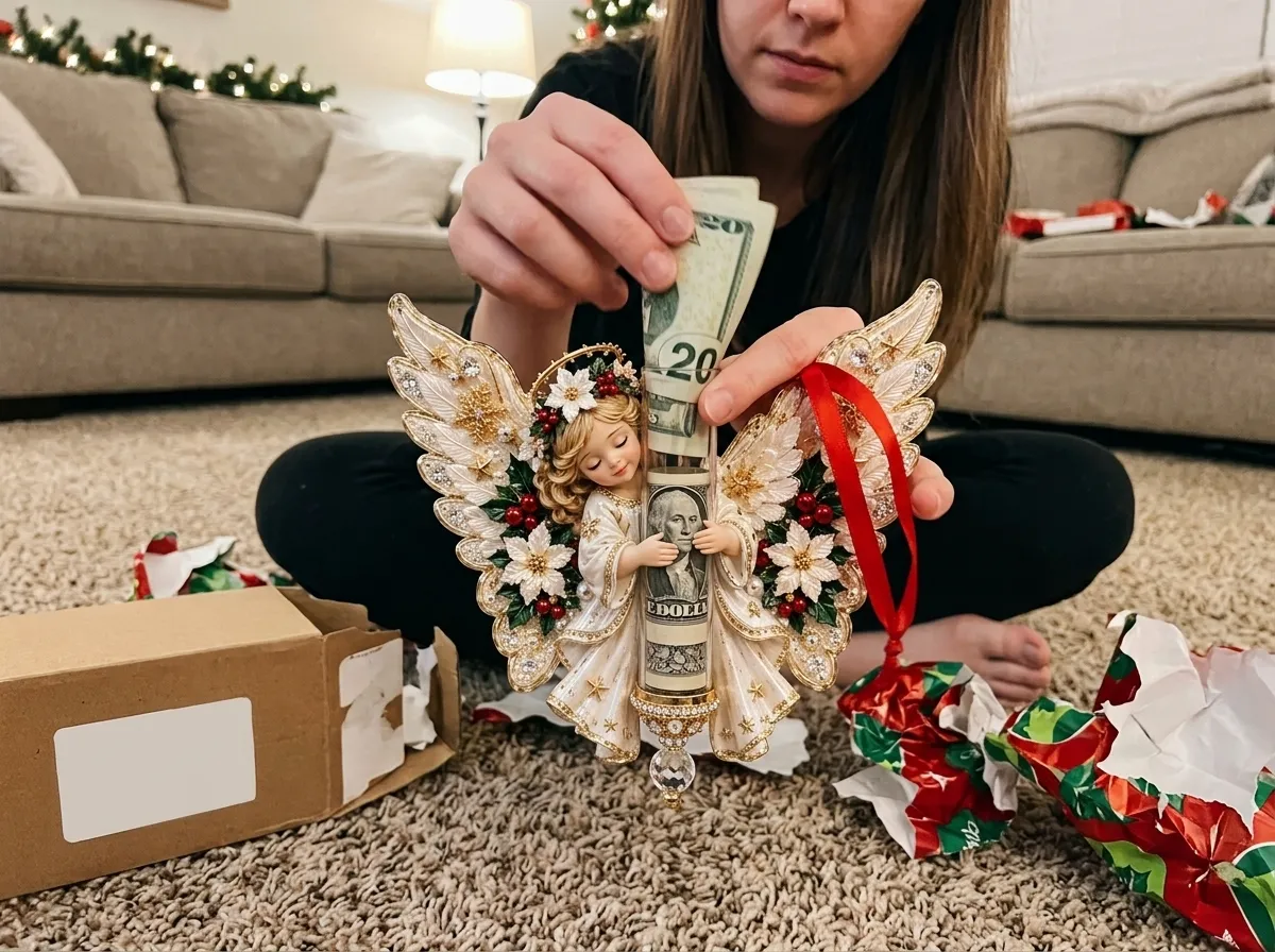 👼 💵3D Angel Christmas Cash Gift Ornament — ✨Turn Cash Into a Christmas Surprise