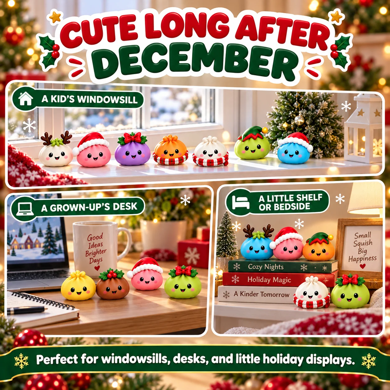 🔥LAST DAY SALE 49% OFF-🎄24 Days of Squishy Christmas Surprises🎁