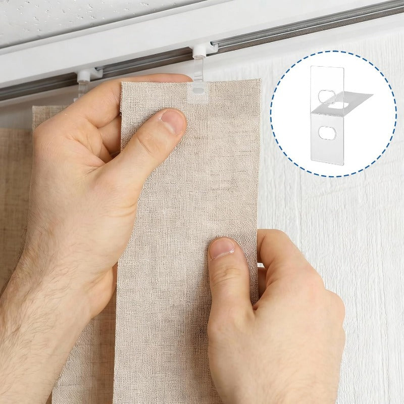 Clear Self-Adhesive Vertical Blind Repair Tabs