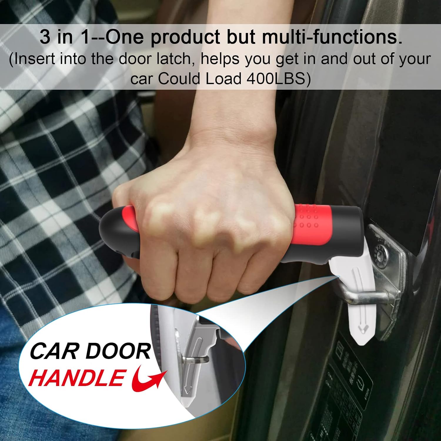 Auto Cane 2-in-1  Vehicle Support & Emergency Escape Tool