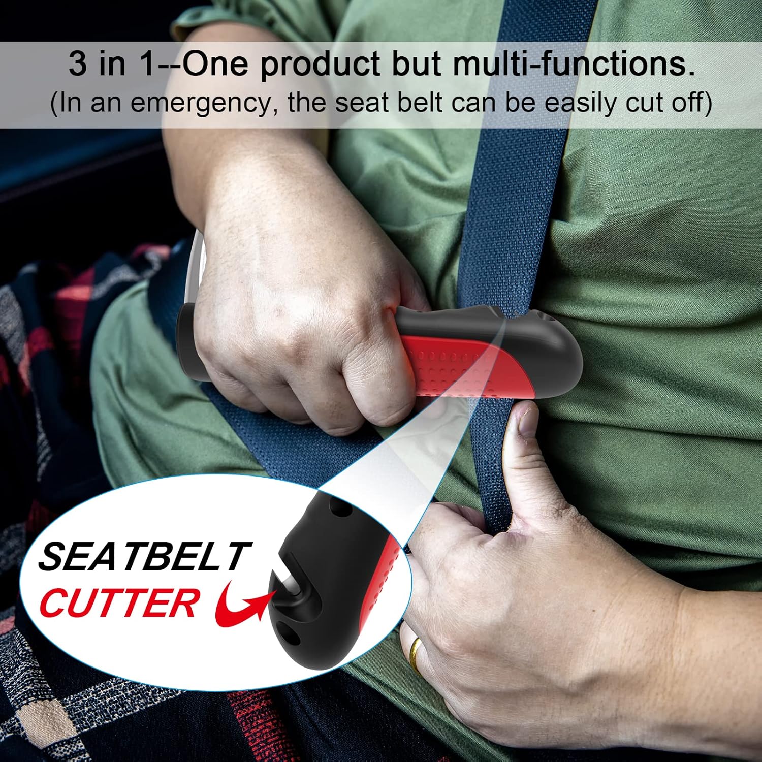 Auto Cane 2-in-1  Vehicle Support & Emergency Escape Tool
