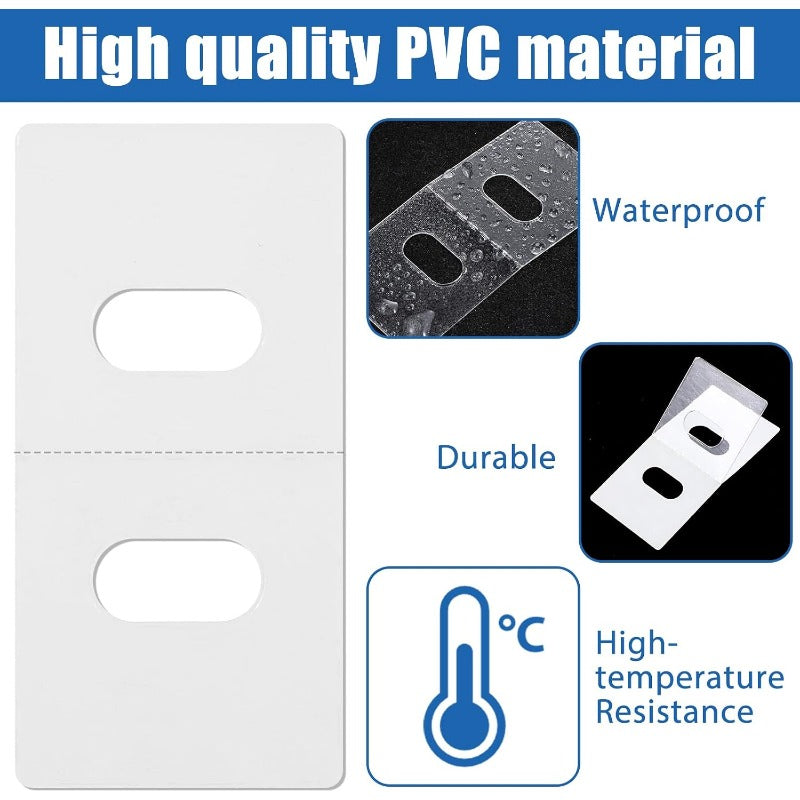 Clear Self-Adhesive Vertical Blind Repair Tabs